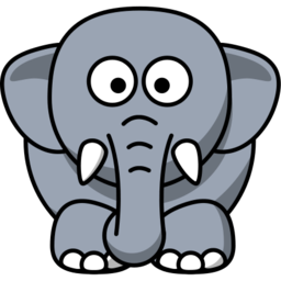 Icône gris animal éléphant à télécharger gratuitement